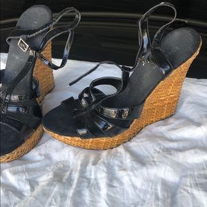 BEBE wedge shoes